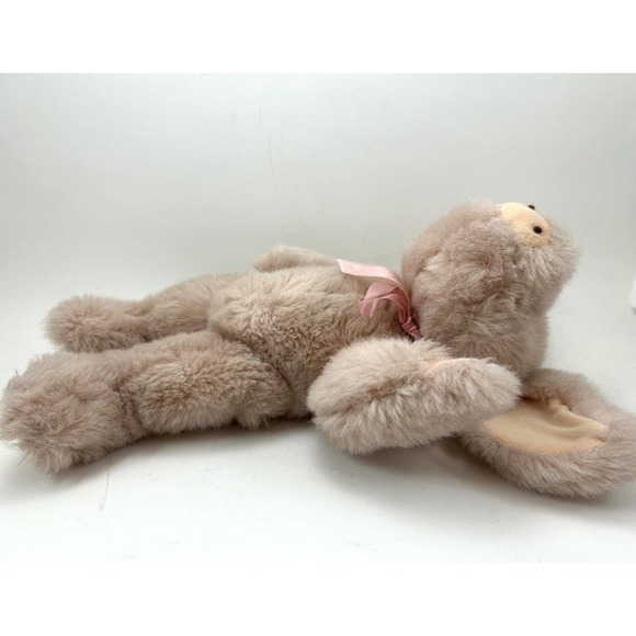 Boyds Bears Pink Pig‎ Rosie O’ Pigg 1991 Jointed Plush Stuffed Animal 12” Toy - Picture 2 of 10